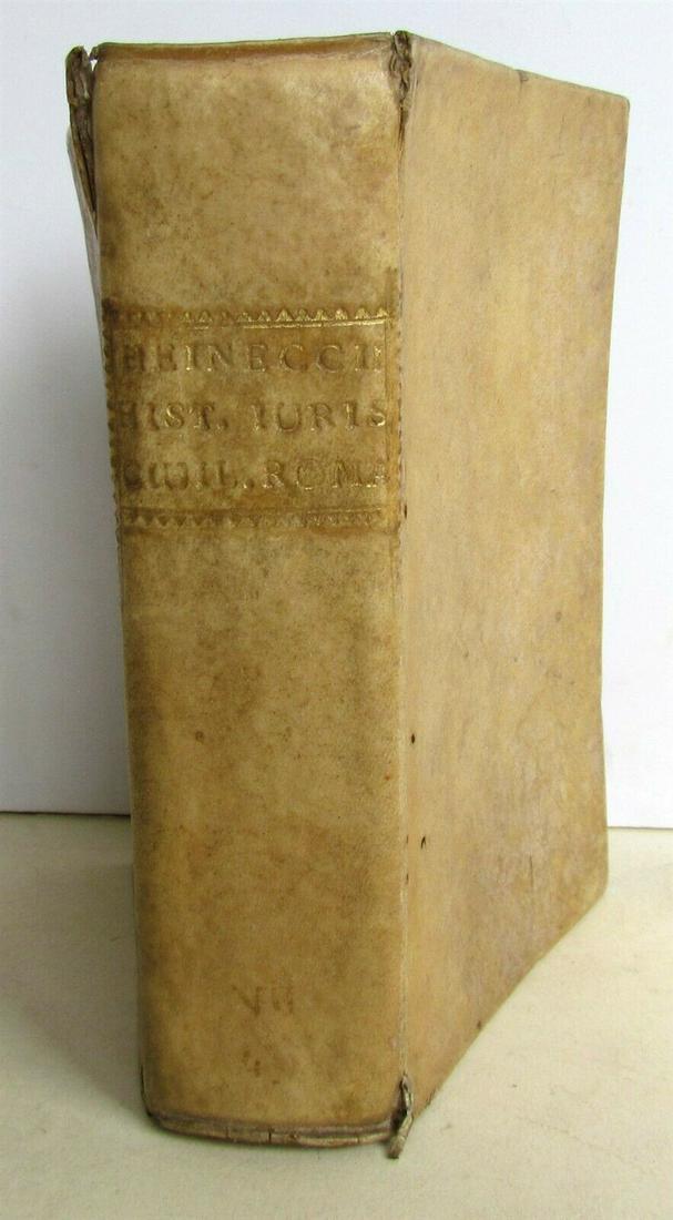 1733 G.HEINECCII HISTORIA IVRIS CIVILIS ROMANI ac (1 of 10)