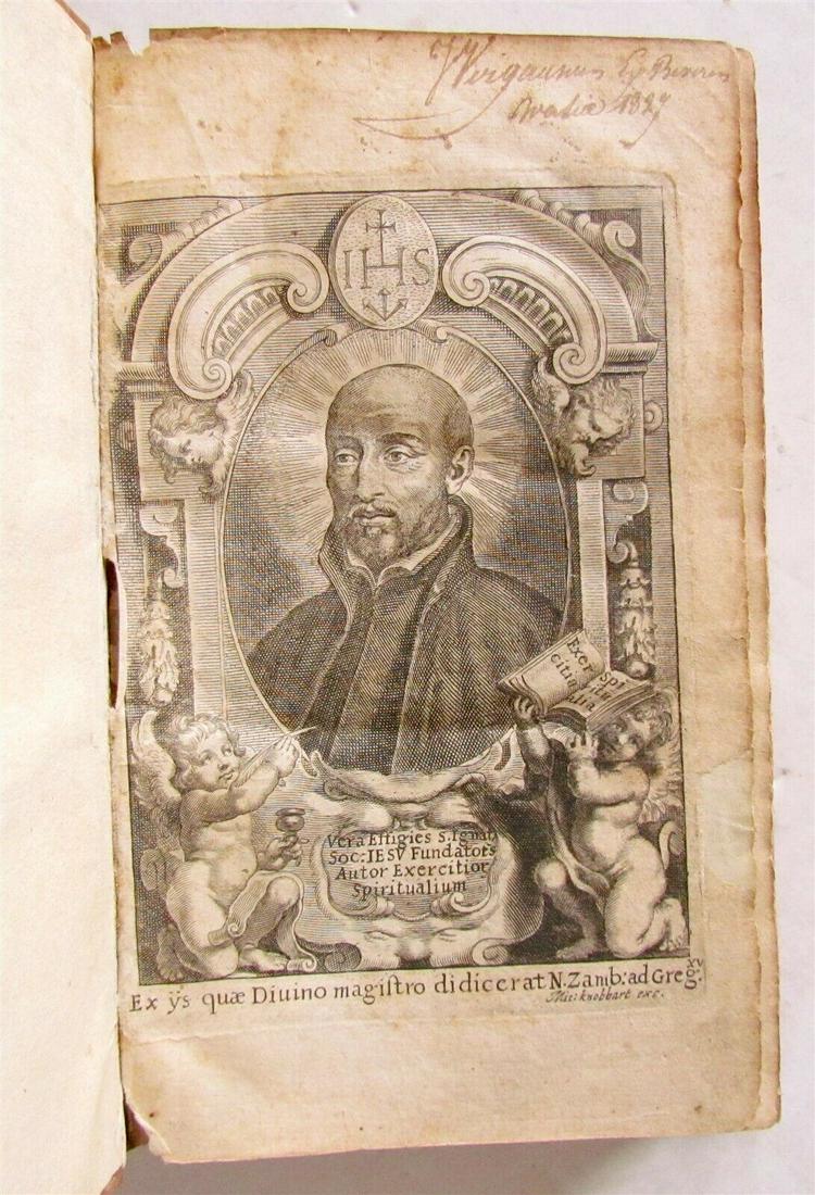 1676 JESUIT ORDER FOUNDER IGNATIO LOIOLA EXERCITIA (1 of 12)