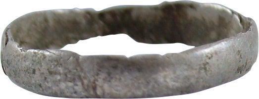 RARE SILVER VIKING RING, 900-1050 AD, SZ 10 ¾ (1 of 3)