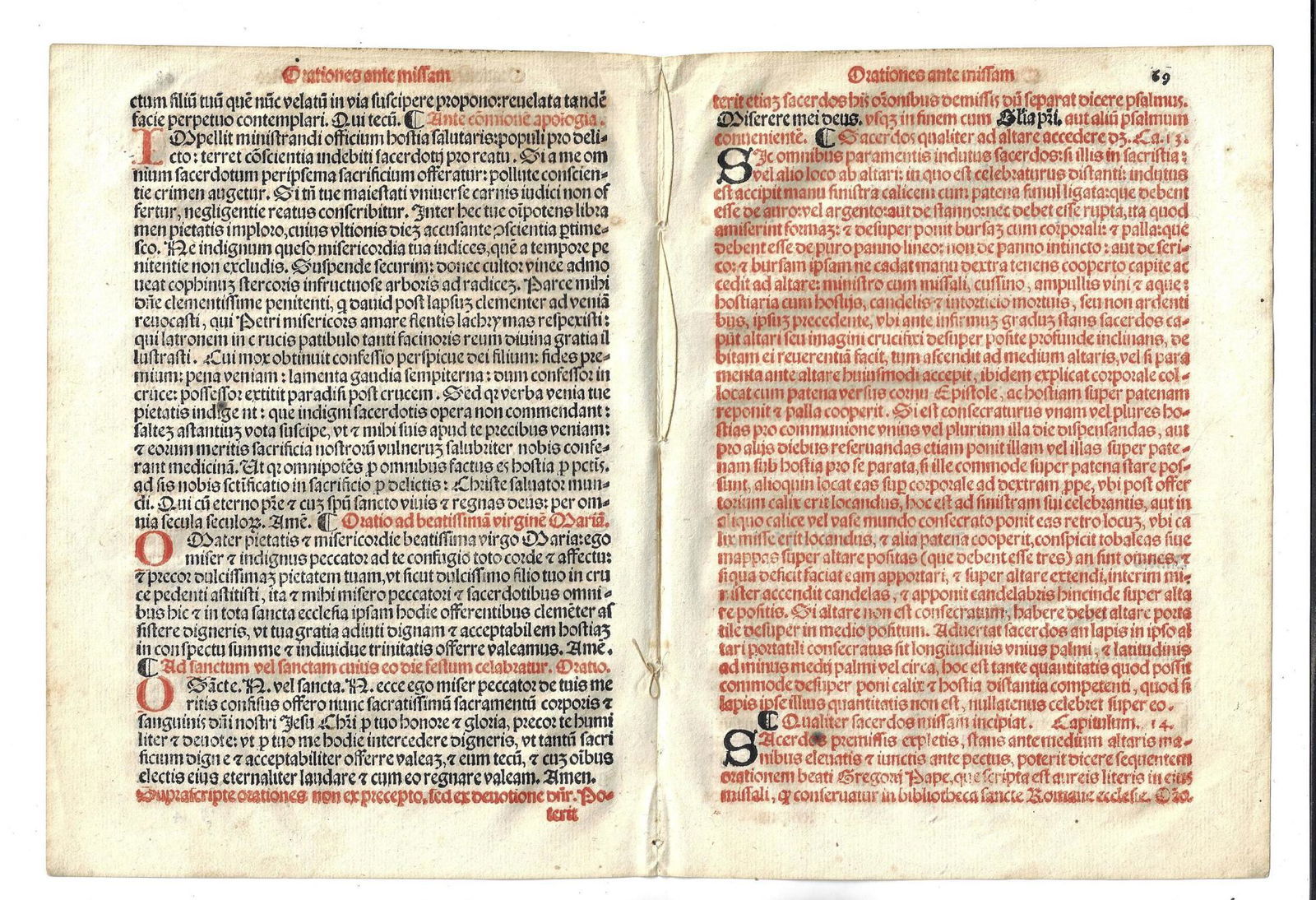 1567 Bifolium Catholic Ritual Red and Black (1 of 2)