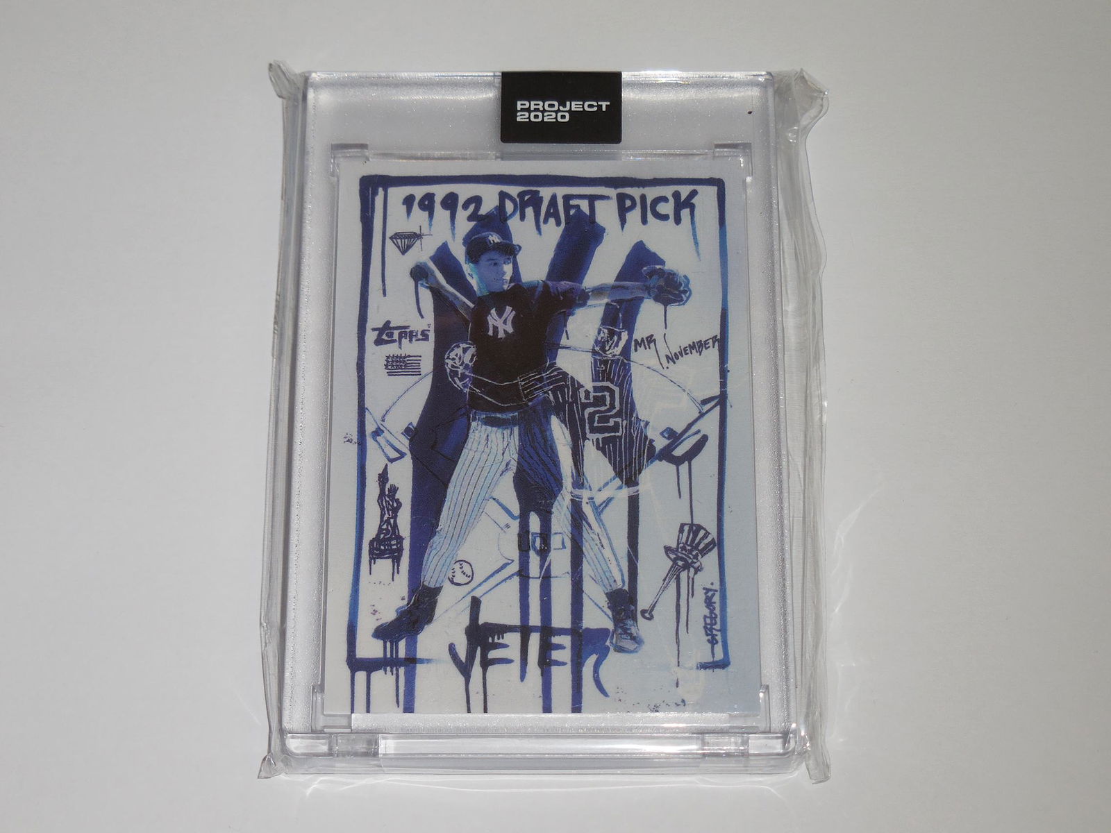 TOPPS PROJECT 2020 1993 TOPPS DEREK JETER RC (1 of 2)