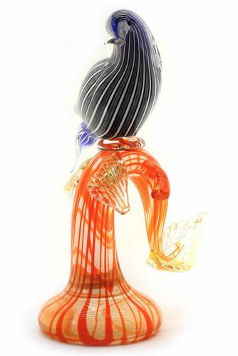 Murano glass Sculpture “ Dove on the branch “ signed (1 of 7)