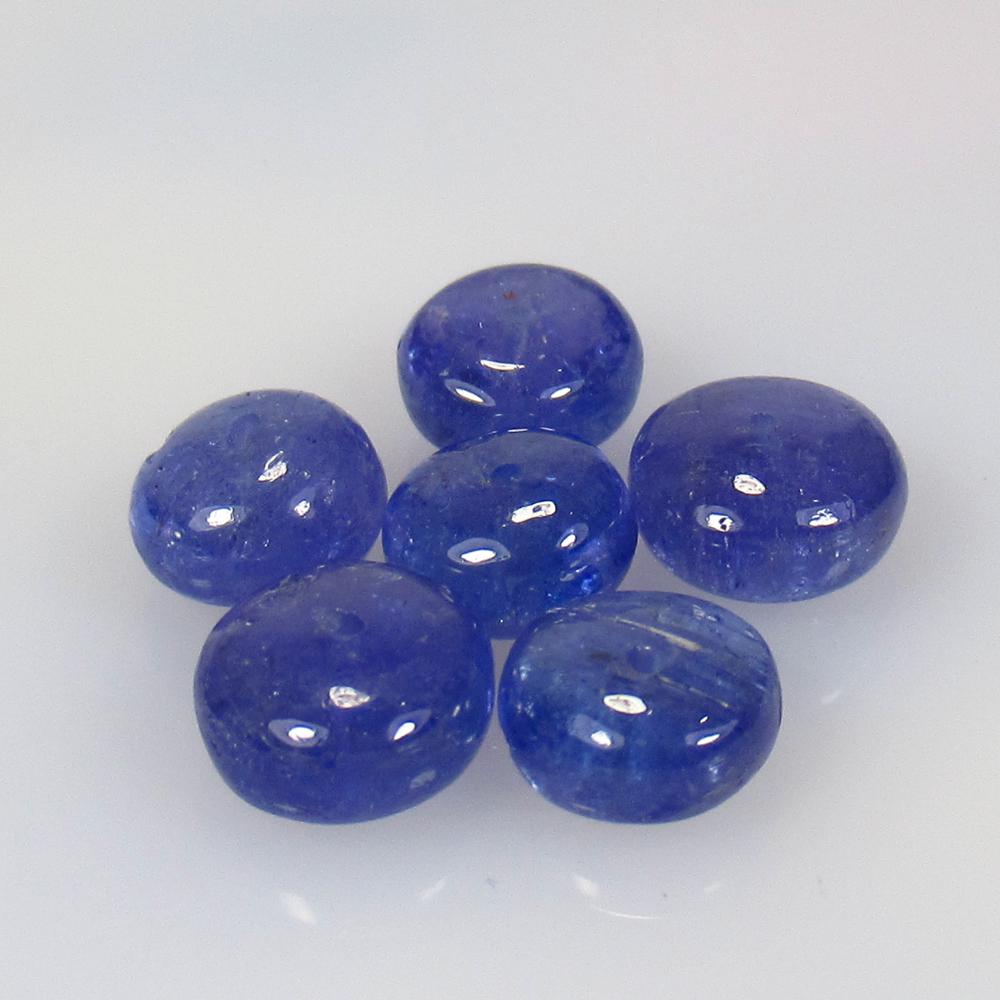 11.27 Ct Natural 6 Drilled Tanzanite Beads: No Reserve! Title: 11.27 Ct Natural 6 Drilled Tanzanite Beads Stone Clarity: Semi Transparent Gemstones: Natural Tanzanite Carat Weights: 11.27 Size/Dimensions: 6.70 - 7.40mm / 6 Pcs Additional Inform