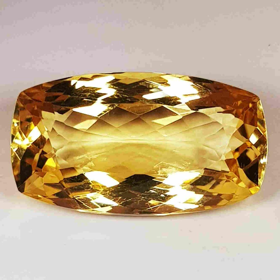 14.73 ct Natural Citrine Cushion Cut (1 of 5)