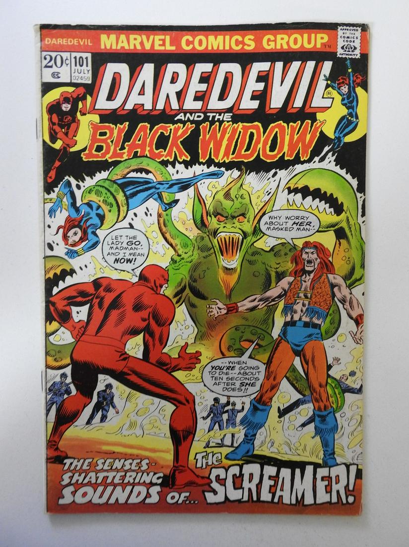 Daredevil #101: No Reserve! Daredevil #101 VG Shipping: Domestic: Flat-rate of $9.99 (1-8 items) or $19.99 (9 items or more) to anywhere within the contiguous U.S. International: Foreign shipping rates are determined