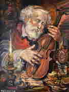 Oil painting Violinist Alexander Arkadievich Litvinov (1 of 10)