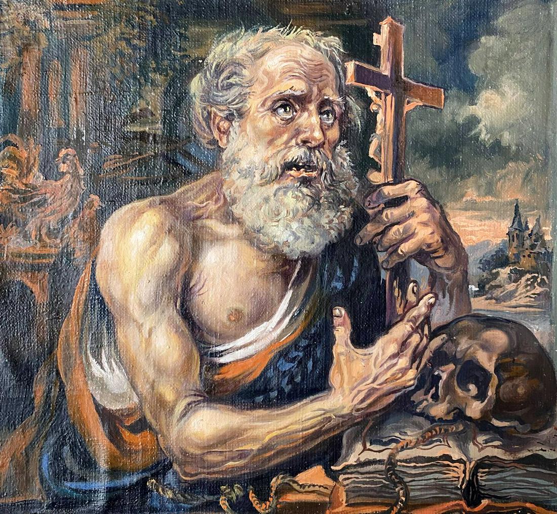 Oil painting St. Peter Alexander Arkadievich Litvinov (1 of 9)