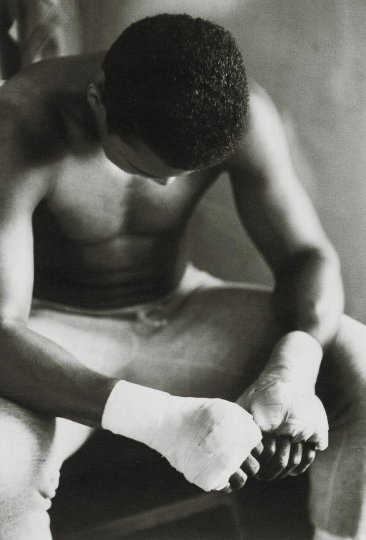 GORDON PARKS - Bandaged Hands, Muhammad Ali, 1966 (1 of 1)