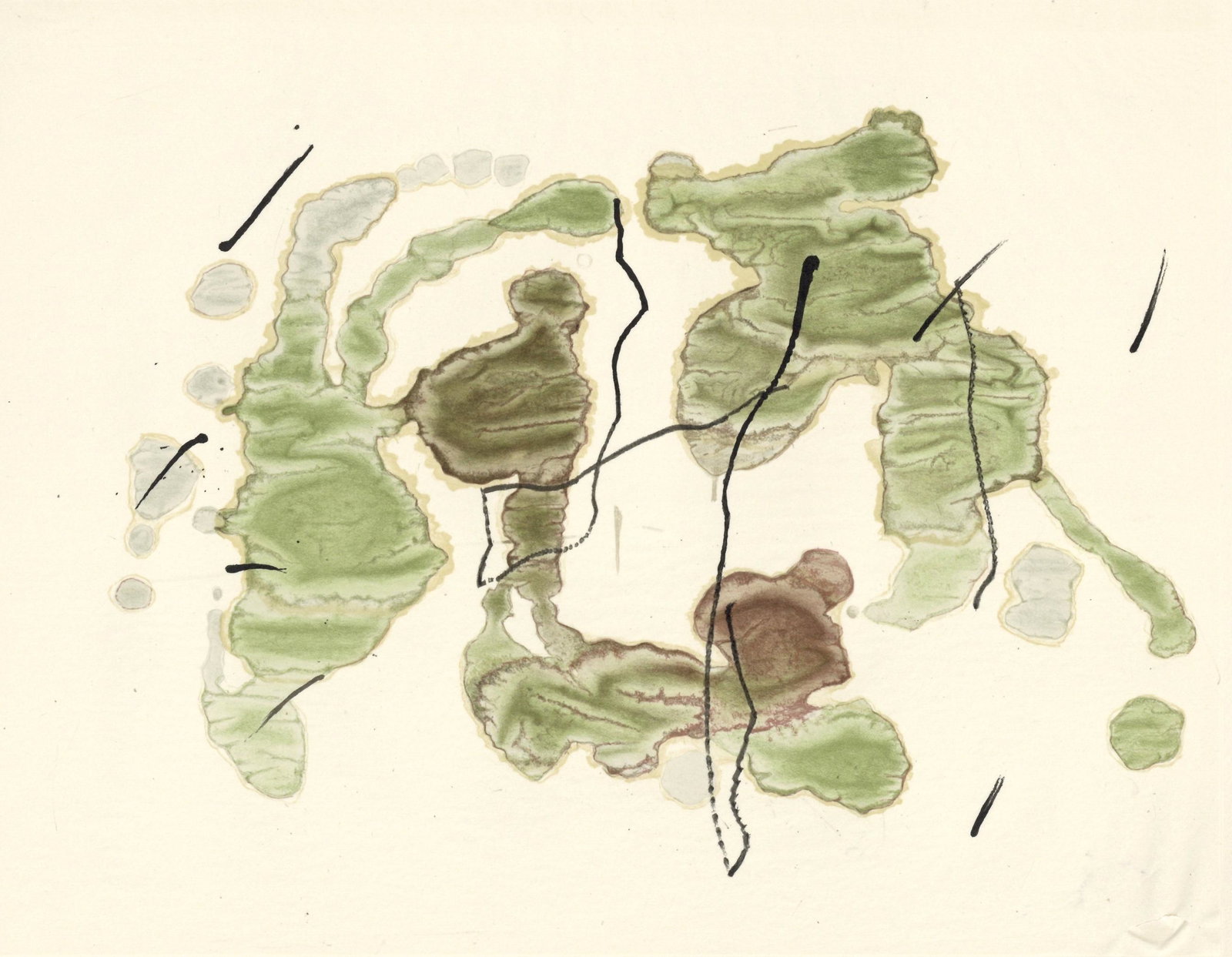 Joan Miro lithograph "Trace sur l'eau" 1963 (1 of 1)