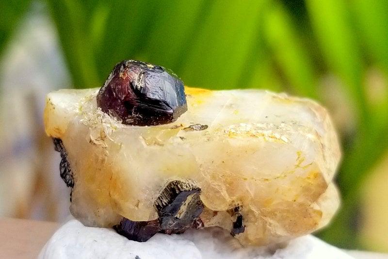 6 Gram lovely Natural Red Garnet Crystal With Feldspar (1 of 8)
