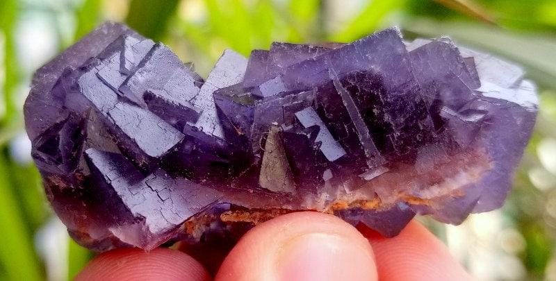 46 Gram Beautiful Coubic Blue Flourite Specimen From: 46 Gram Beautiful Coubic Blue Flourite Specimen From Baluchistan pakistan size 25mm 28mm 51mm weight 46 Gram Reserve: $20.00 Shipping: Domestic: Flat-rate of $15.00 to anywhere within the contiguous U