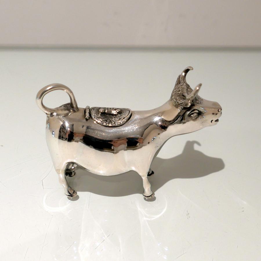 Early 20th Century Modern Silver Cow Cream Jug Germany (1 of 11)