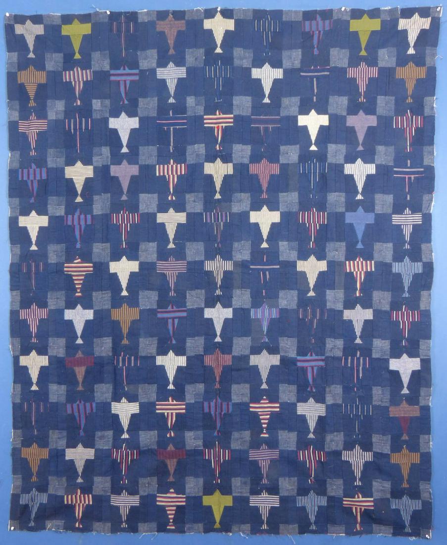 Antique, "Airplanes" Quilt Top, c. 1930-40 (1 of 9)