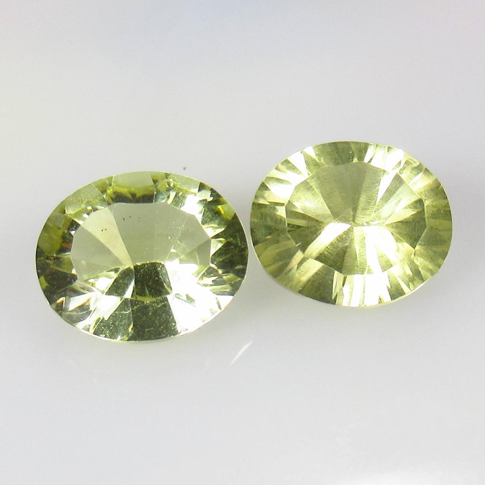 6.76 Ctw Natural Lemon Quartz Concave Pair: No Reserve! Title: 6.76 Ctw Natural Lemon Quartz Concave Pair Stone Clarity: VVS Gemstones: Lemon Quartz Carat Weights: 6.76 Size/Dimensions: 11.00 x 9.00 x 6.10 mm / 2 Pc's Additional Information: Go