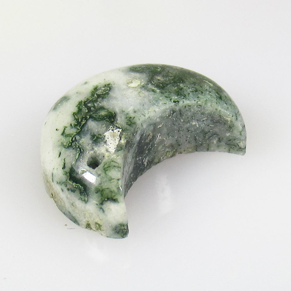 9.67 Ctw Natural Drilled Jasper Half Moon Cab: No Reserve! Title: 9.67 Ctw Natural Drilled Jasper Half Moon Cab Stone Clarity: Opaque Gemstones: Jasper Quartz Carat Weights: 9.67 Size/Dimensions: 17.00 x 8.50 x 8.50 mm Additional Information: Dril