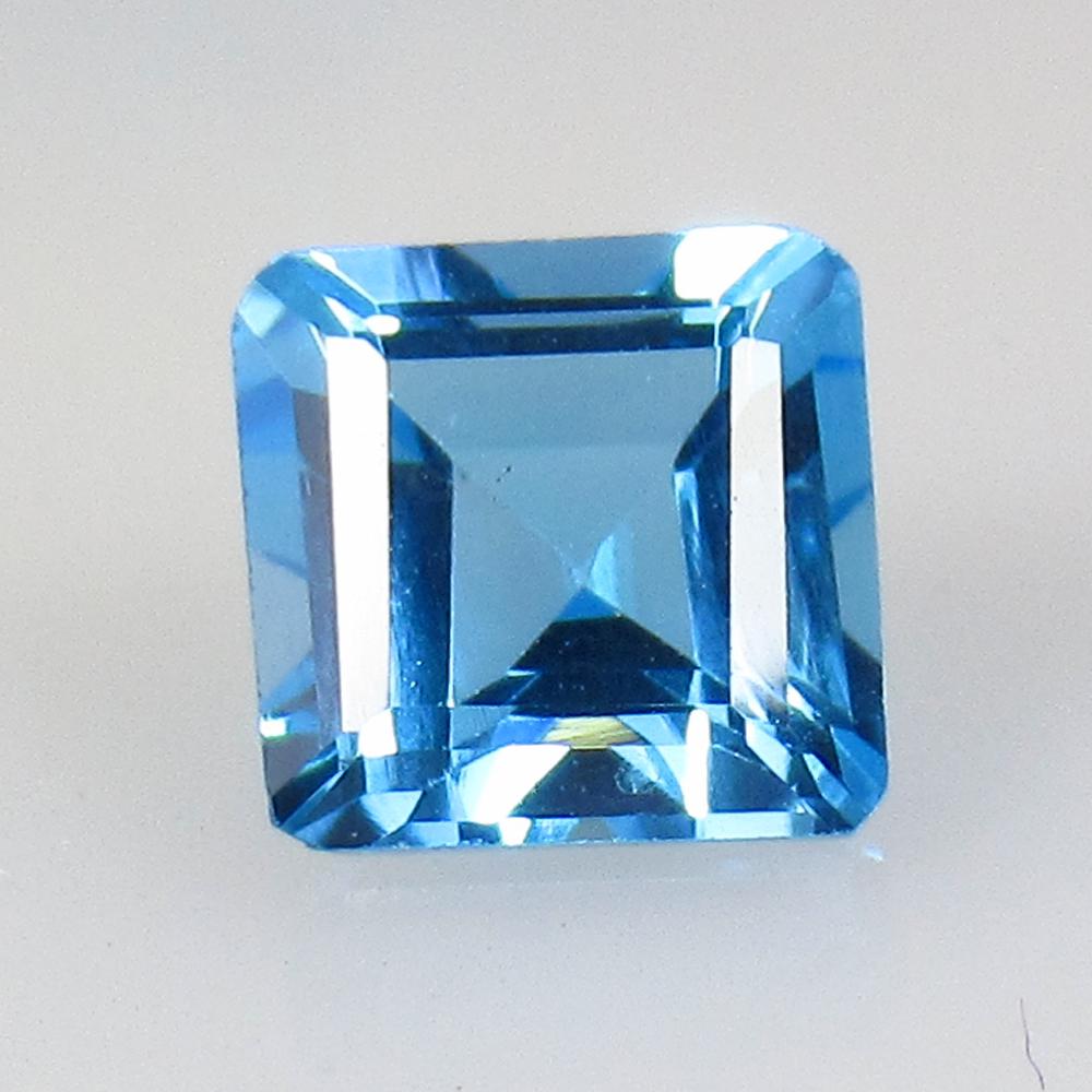 3.20 Ctw Natural Blue Topaz Octagon Cut (1 of 2)