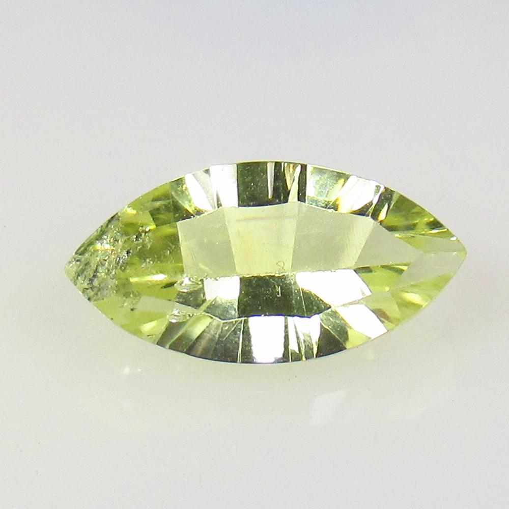 3.30 Ctw Natural Lemon Quartz Concave Cut: No Reserve! Title: 3.30 Ctw Natural Lemon Quartz Concave Cut Stone Clarity: VVS Gemstones: Lemon Quartz Carat Weights: 3.3 Size/Dimensions: 14.40 x 7.30 x 5.70 mm Additional Information: Good Luster /