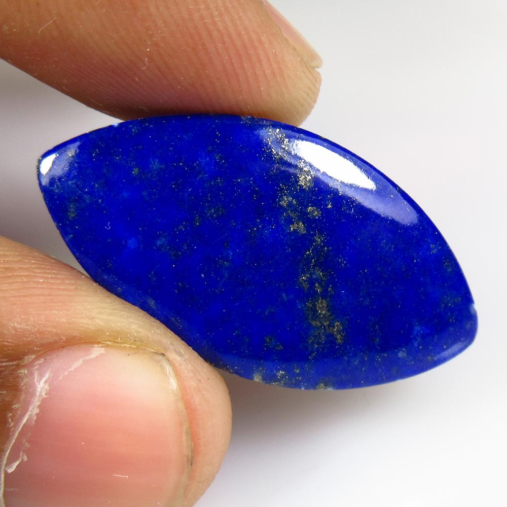 29.46 Ctw Natural Blue Lapis Marquise Cab (1 of 2)