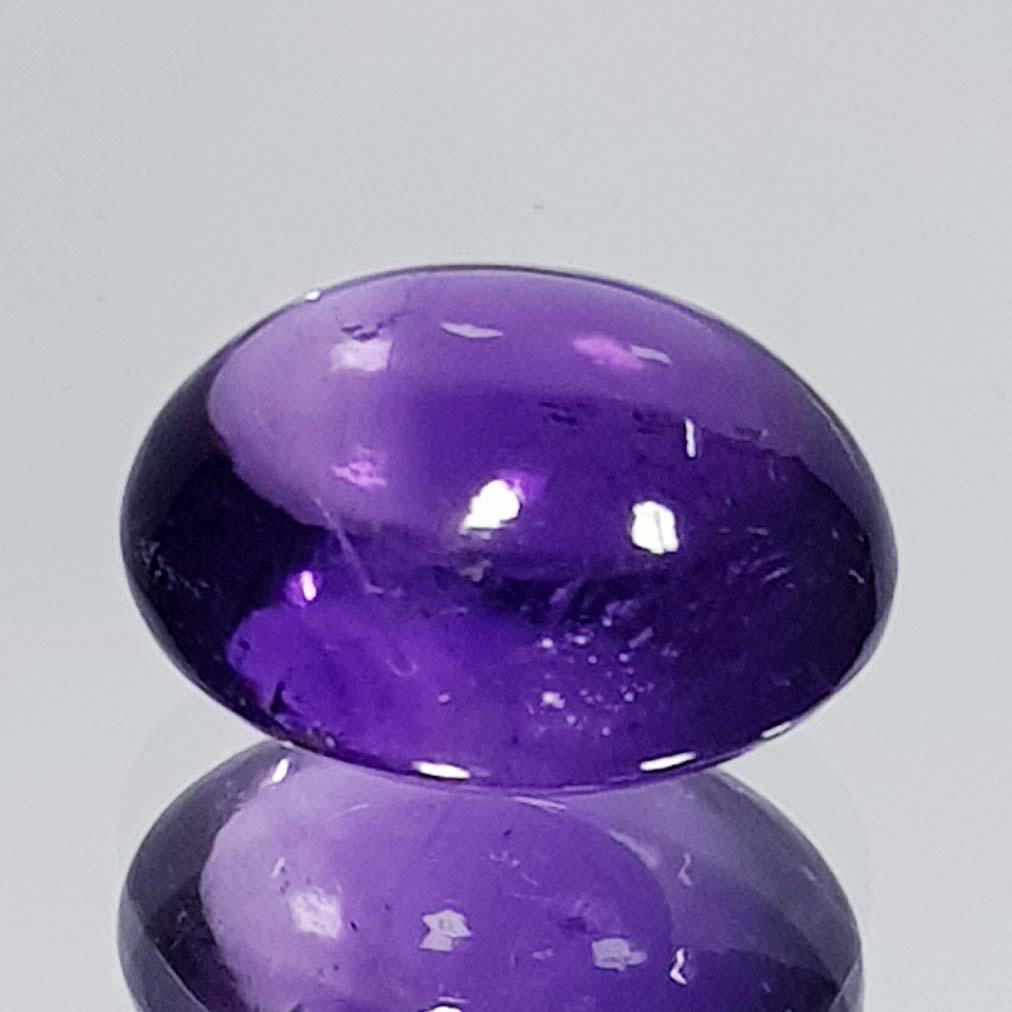 Natural Amethyst Oval Cabochon 15.02 Ct (1 of 5)