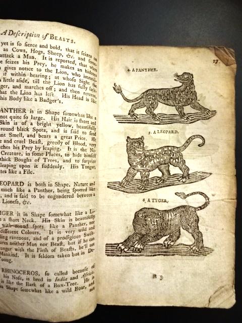 18th C English School Book Beats Birds Insects (1 of 5)