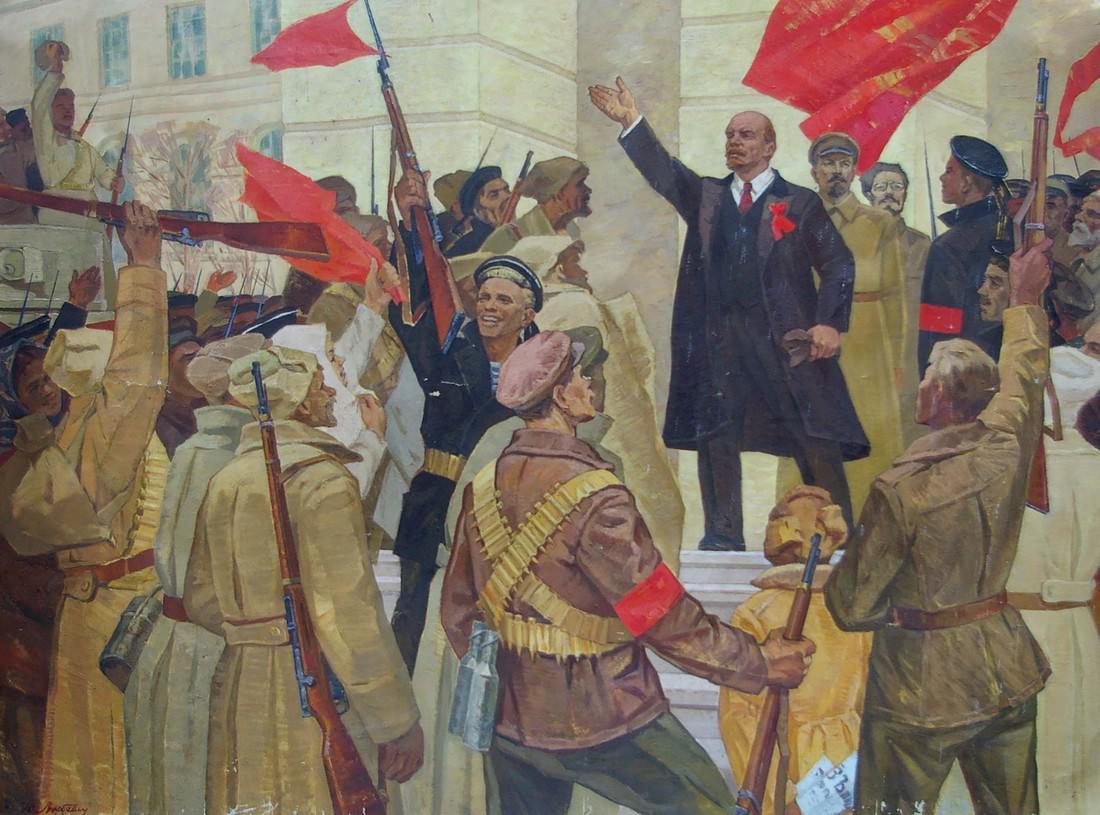 Oil painting Lenin Lyubavin Yuri Mikhailovich (1 of 7)