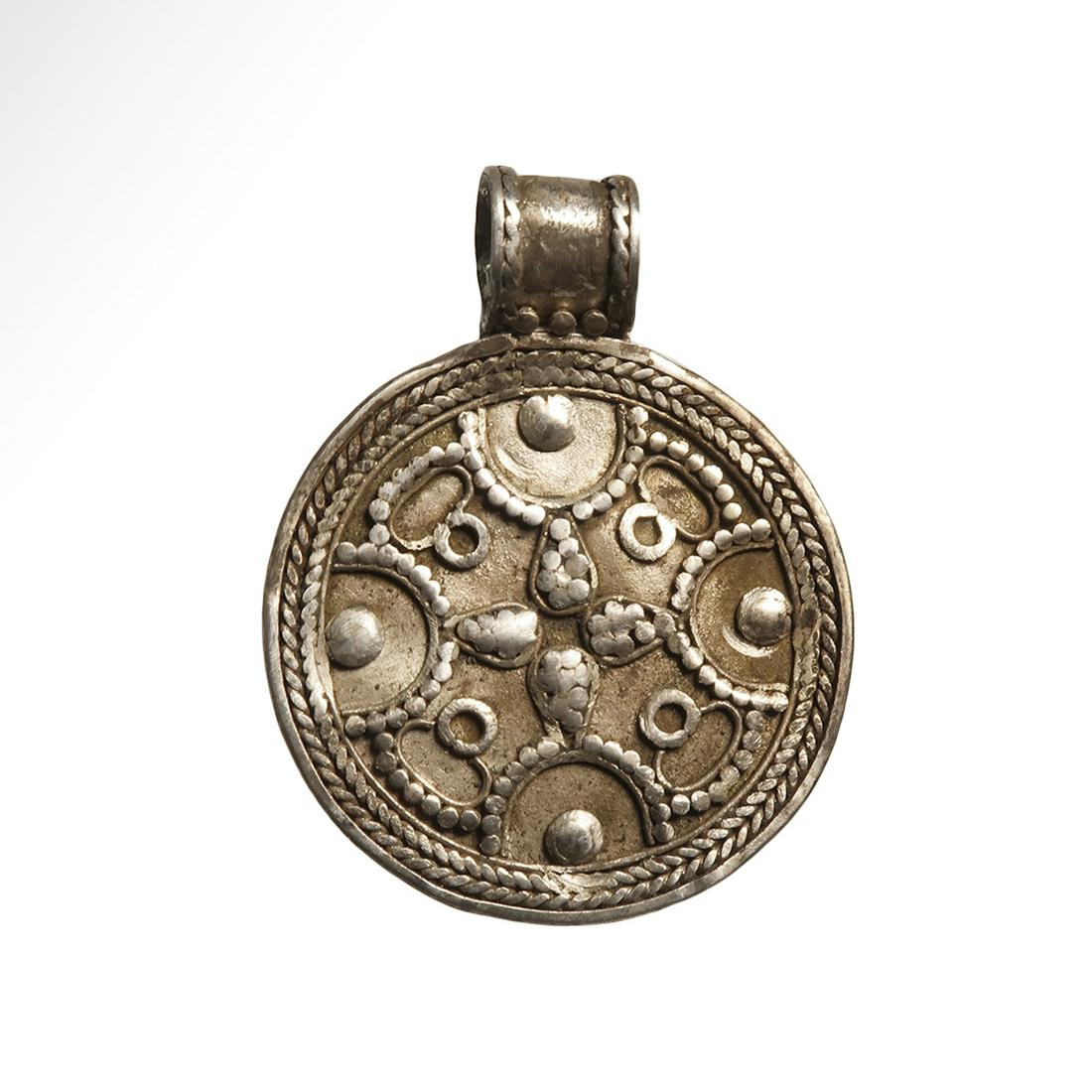 Viking Silver Pendant with Cross, c. 10th-11th Century (1 of 6)