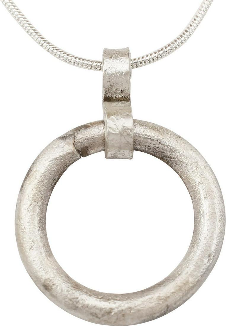 CELTIC PROSPERITY RING NECKLACE C. 400-100 BC (1 of 3)
