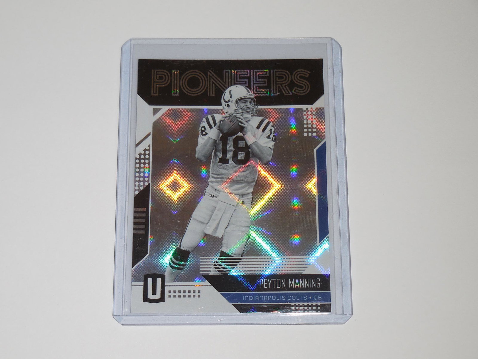 2018 PANINI UNPARALLELED PEYTON MANNING PIONEERS HOLO (1 of 2)