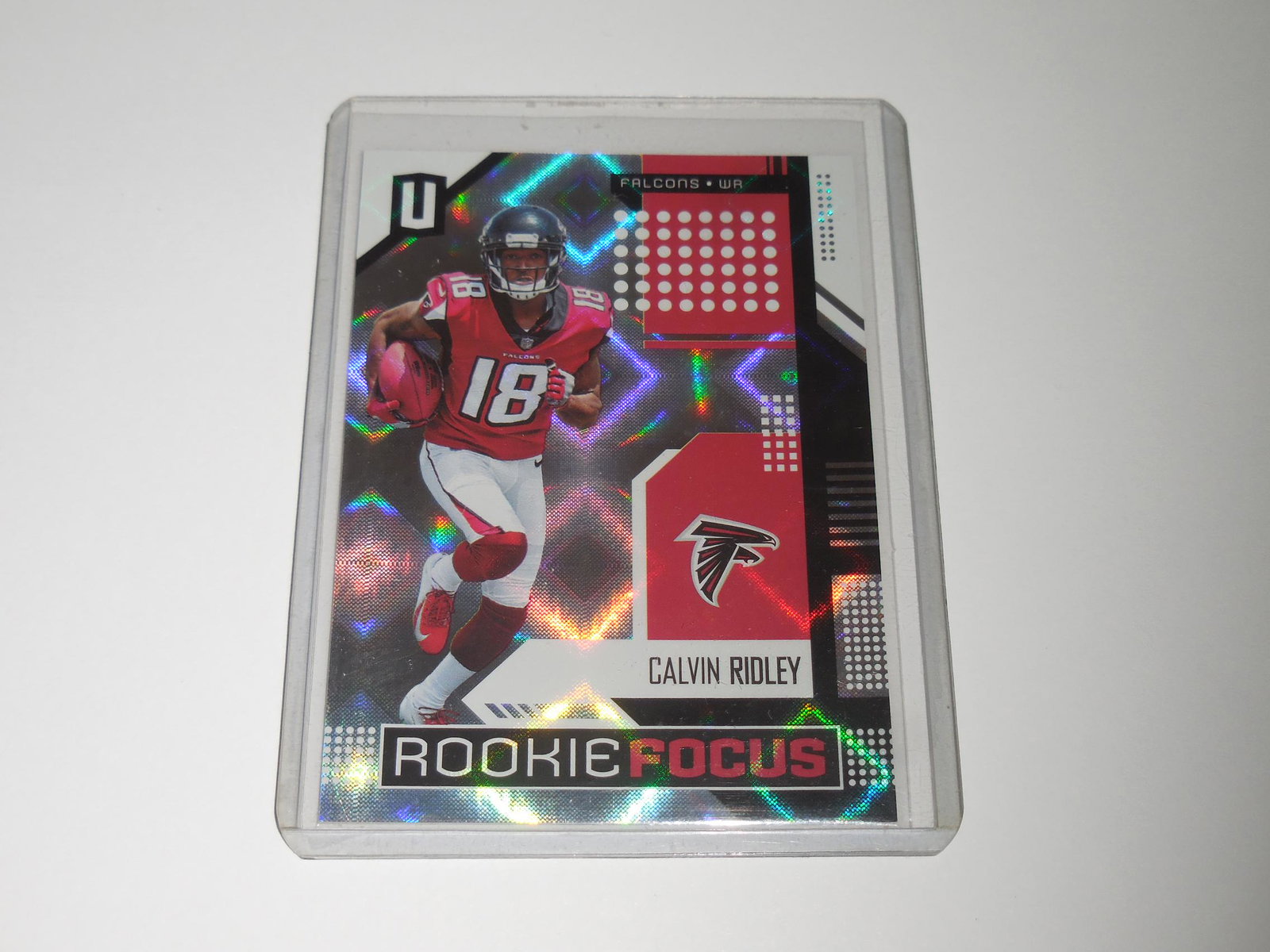 2018 PANINI UNPARALLELED CALVIN RIDLEY HOLO RC FALCONS (1 of 2)