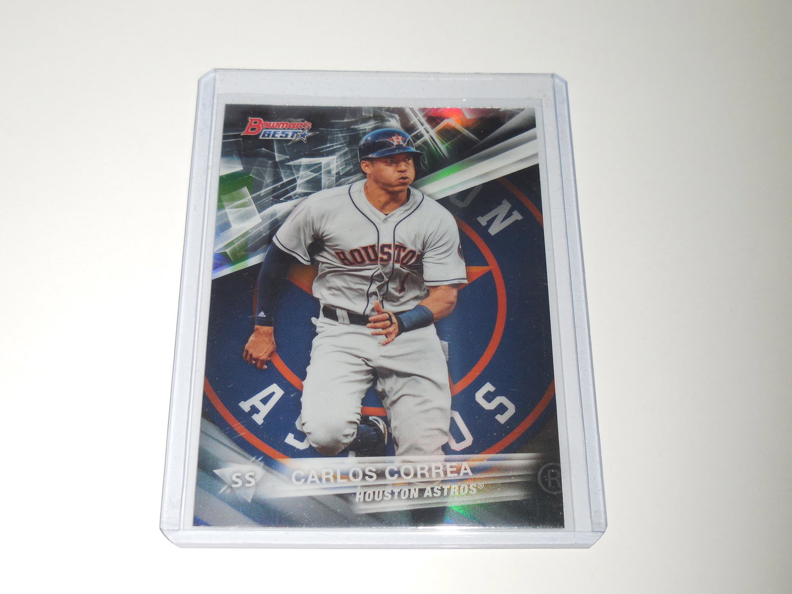 2016 BOWMANS BEST CARLOS CORREA REFRACTOR HOUSTON (1 of 2)