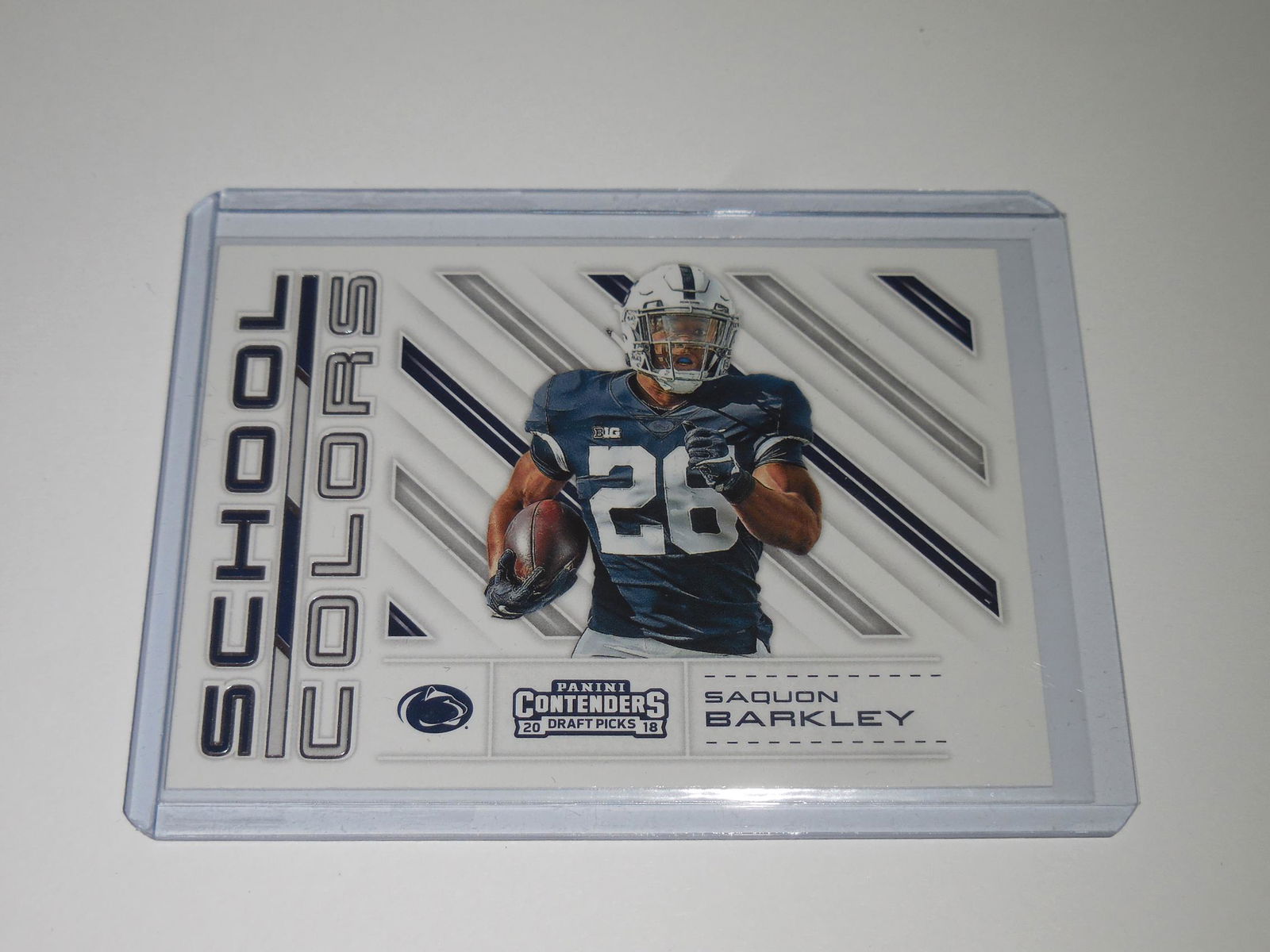 2018 CONTENDERS SAQUON BARKLEY SCHOOL COLORS RC PENN (1 of 2)