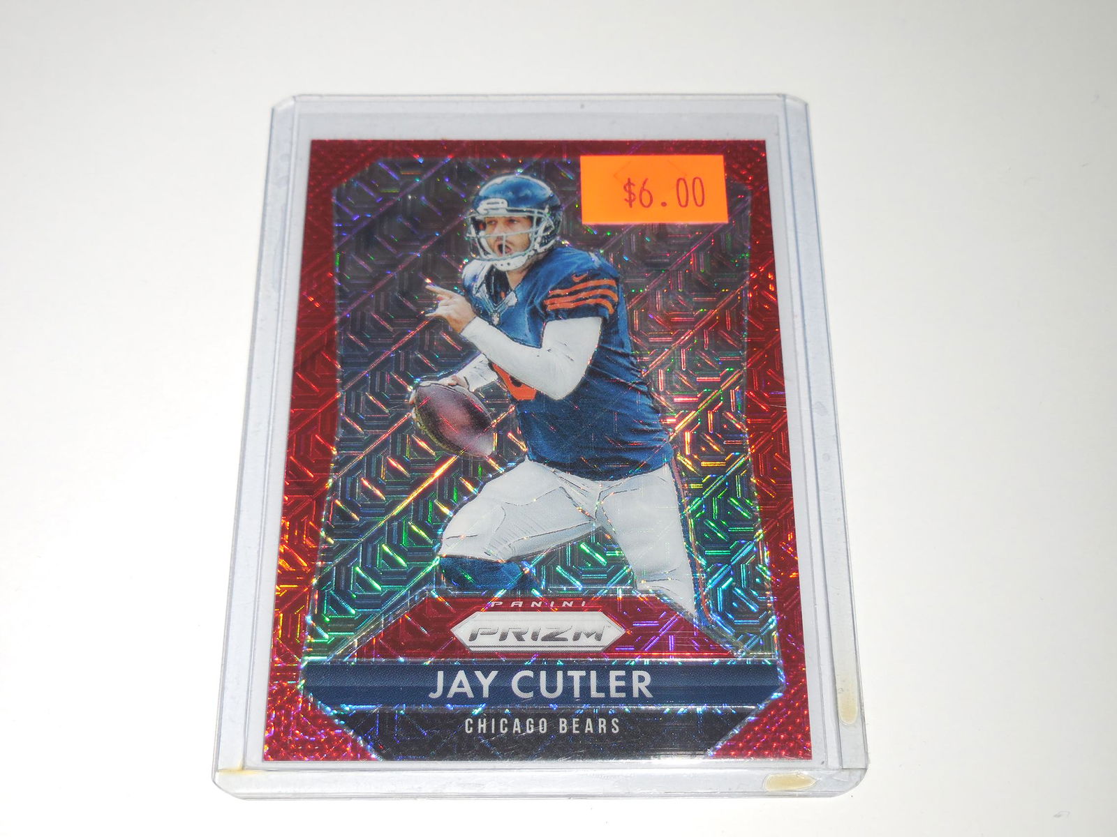 2015 PRIZM JAY CUTLER RED PRIZM SP #'D 29/99 CHICAGO (1 of 2)