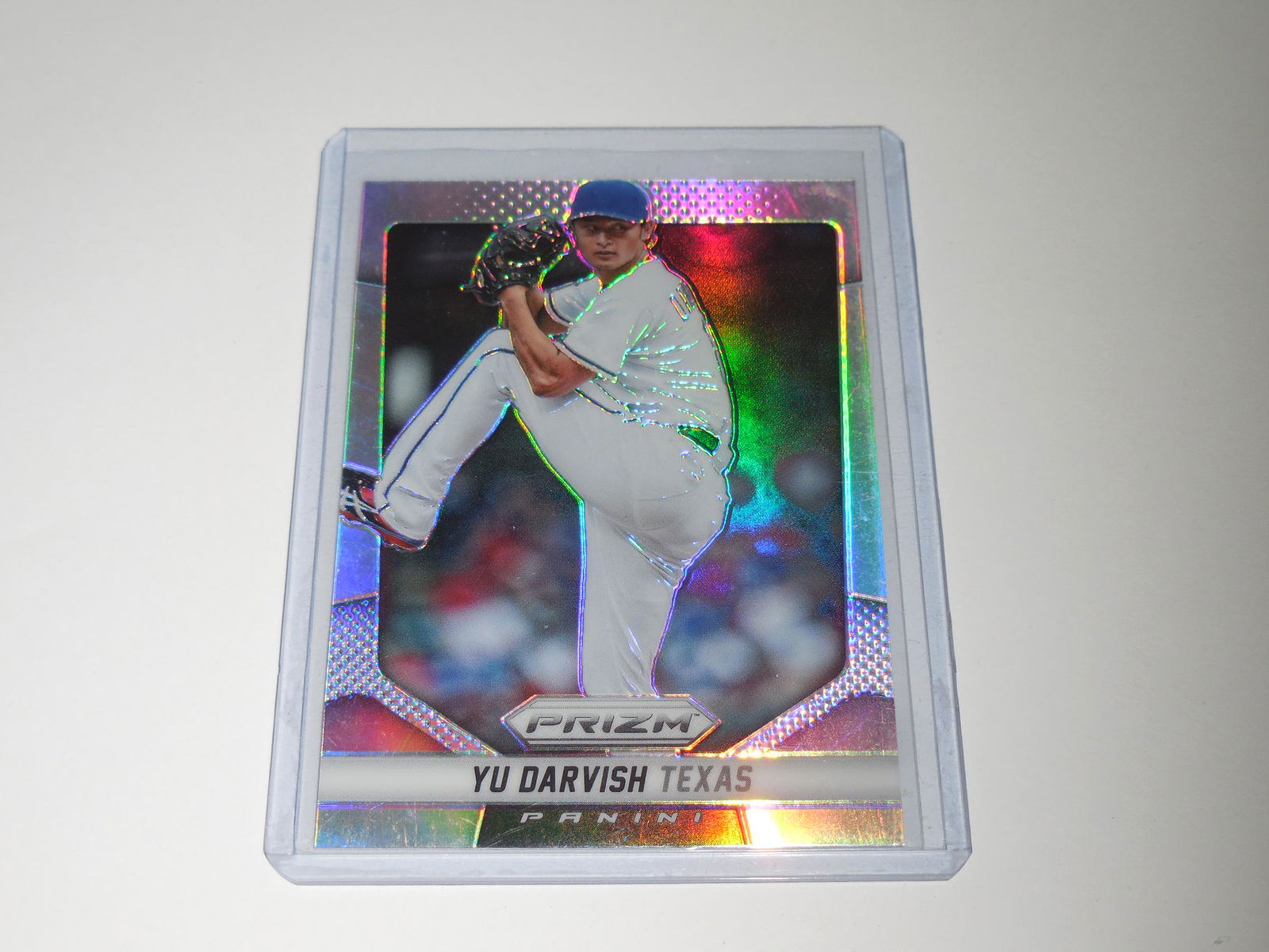 2014 PANINI PRIZM YU DARVISH SILVER PRIZM TEXAS RANGERS (1 of 2)