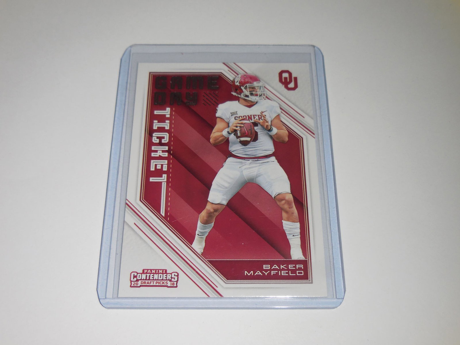 2018 PANINI CONTENDERS BAKER MAYFIELD GAME DAY TICKET (1 of 2)
