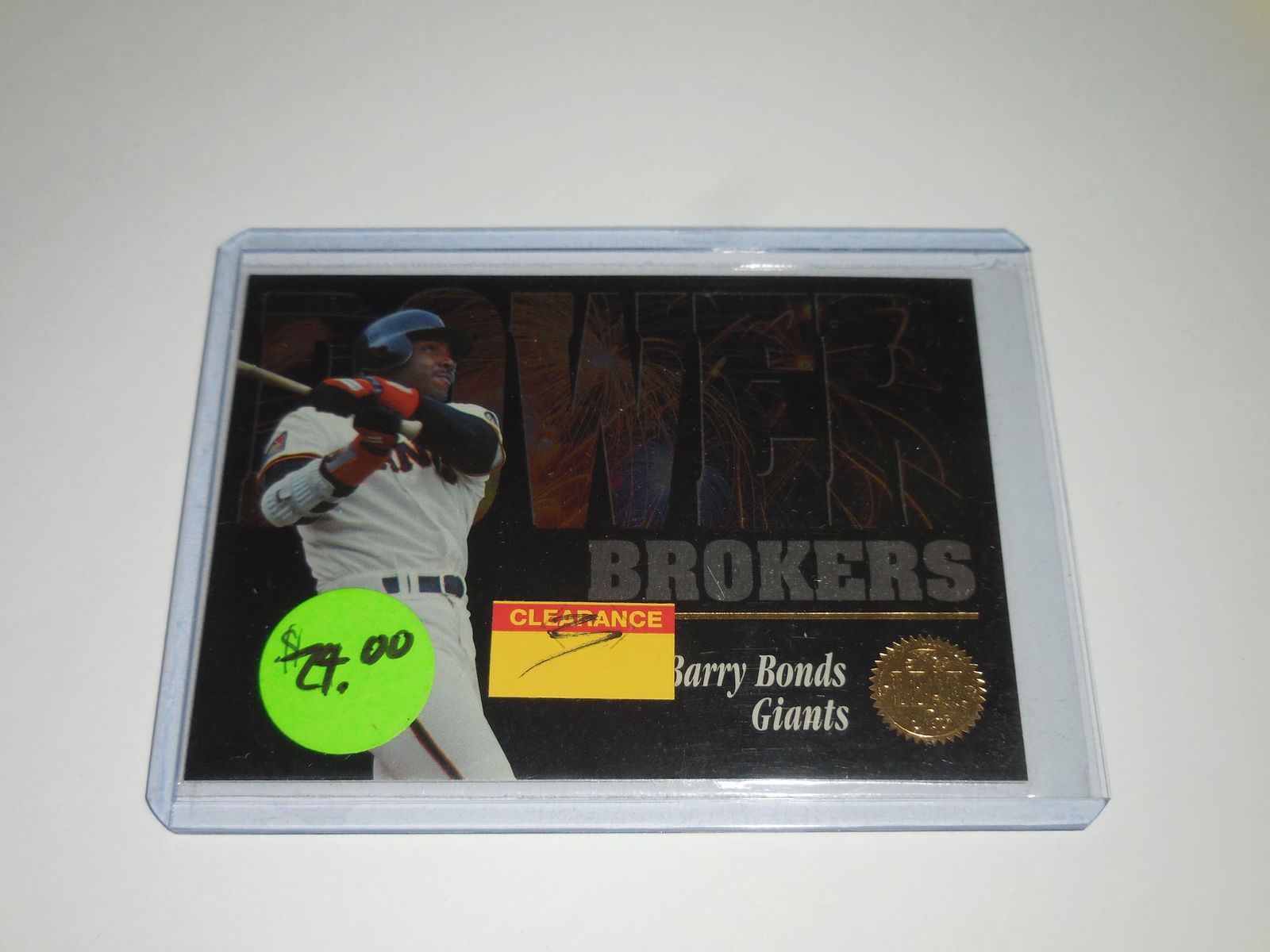 1994 LEAF BARRY BONDS POWER BROKERS HOLOFOIL GIANTS (1 of 2)