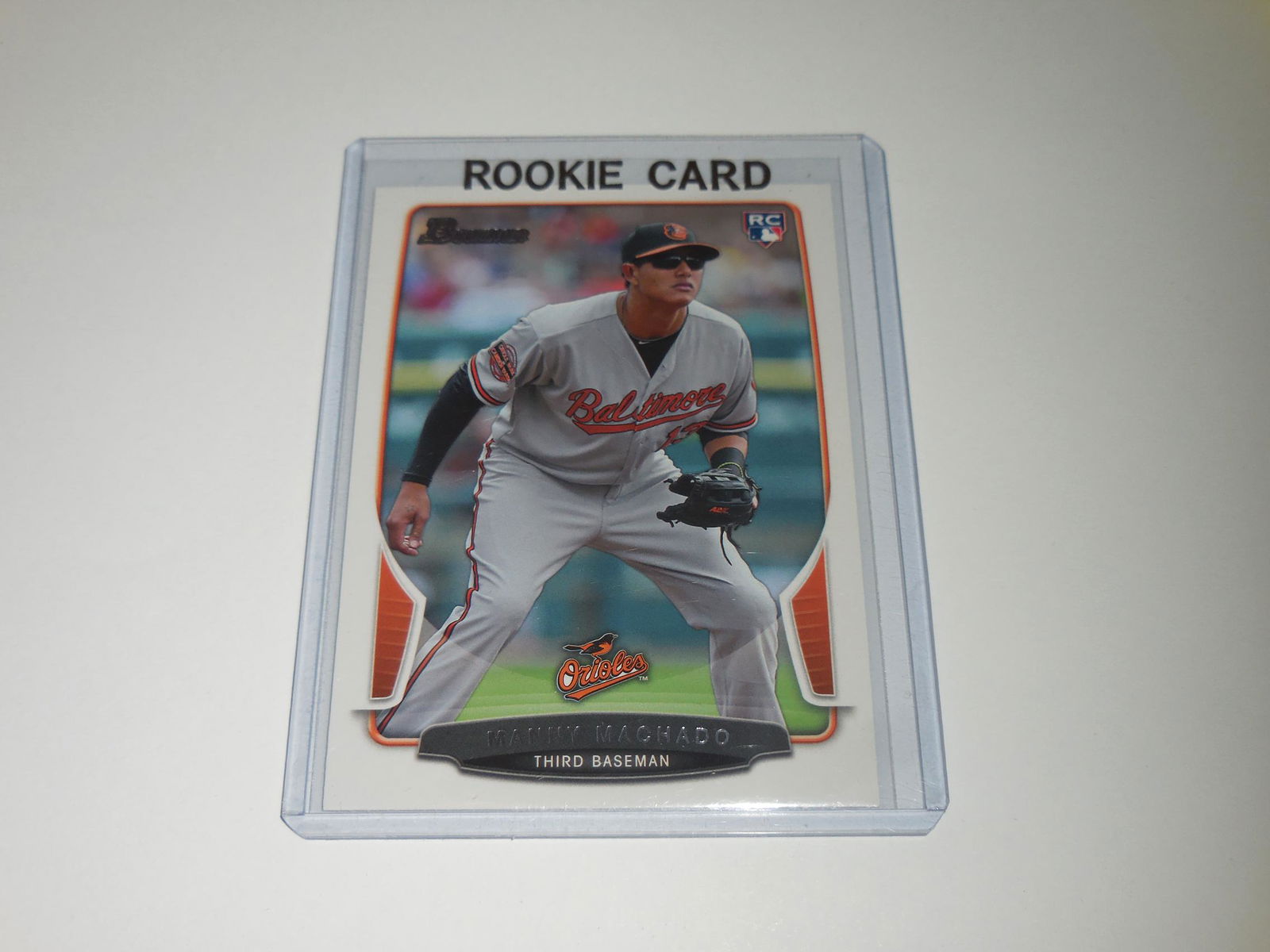 2013 BOWMAN #215 MANNY MACHADO ROOKIE CARD ORIOLES (1 of 2)