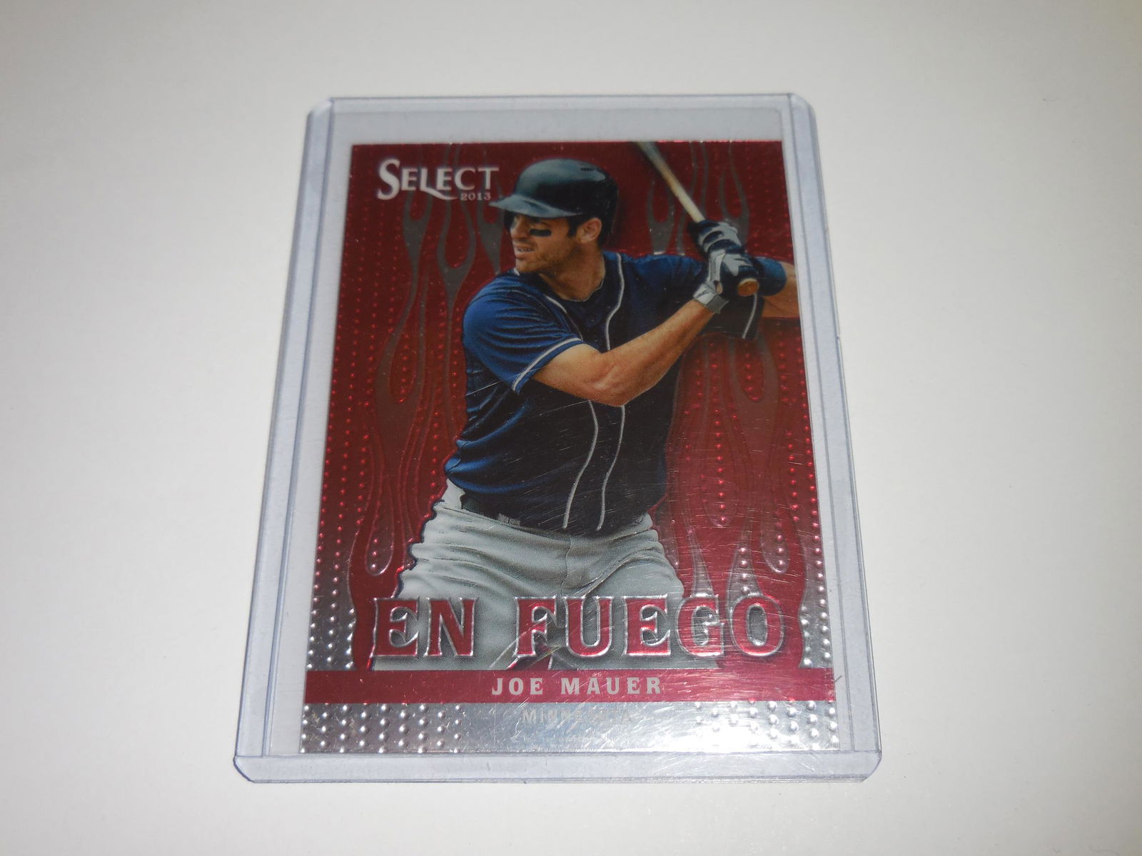 2013 PANINI SELECT JOE MAUER EN FUEGO INSERT TWINS RARE (1 of 2)