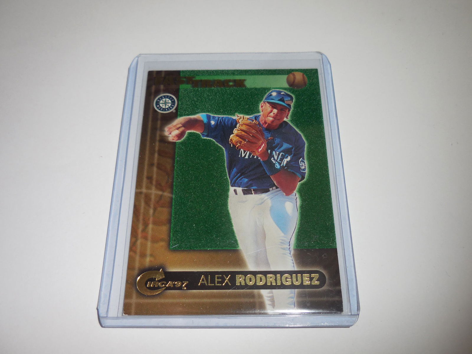 1997 SKYBOX CIRCA ALEX RODRIGUEZ FAST TRACK MARINERS (1 of 2)