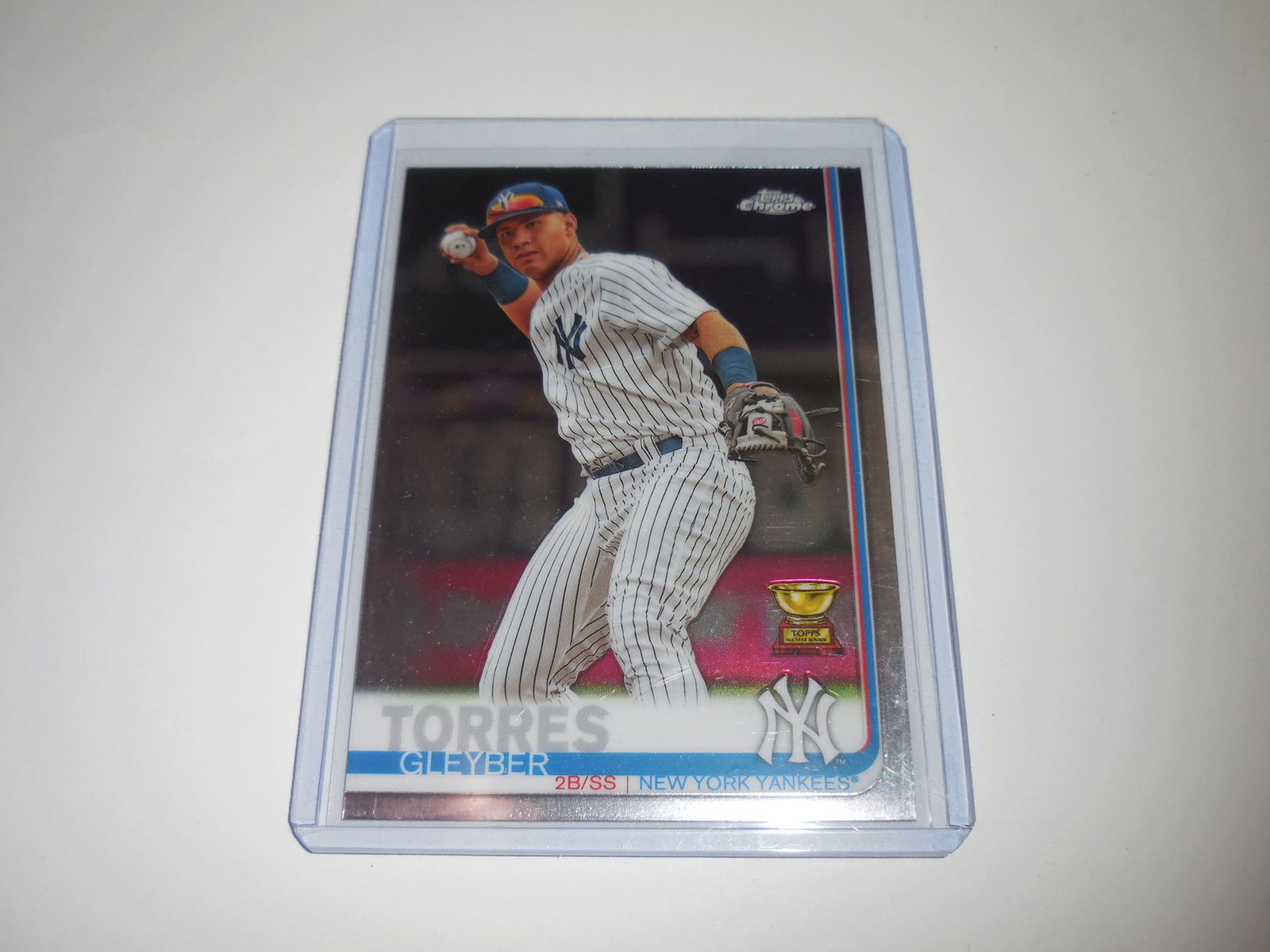 2019 TOPPS CHROME #86 GLEYBER TORRES TOPPS ALL STAR (1 of 2)