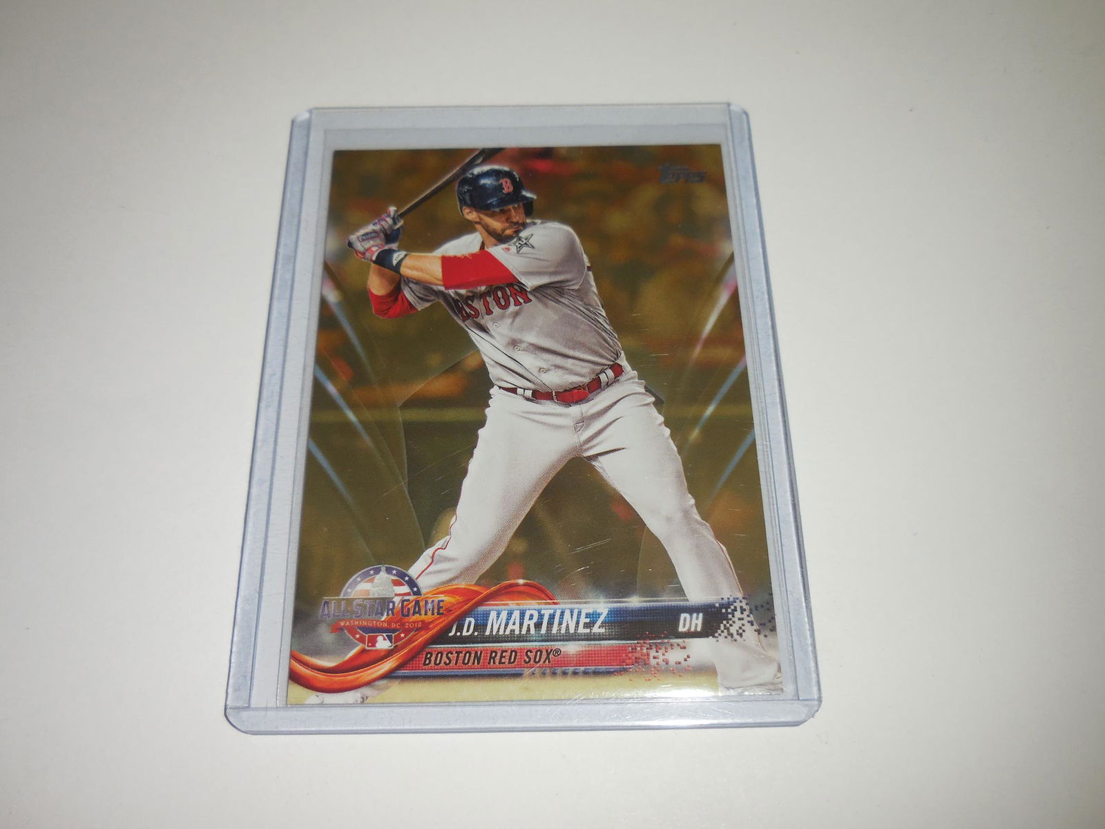 2018 TOPPS UPDATE JD MARTINEZ ASG RED SOX GOLD #D (1 of 2)