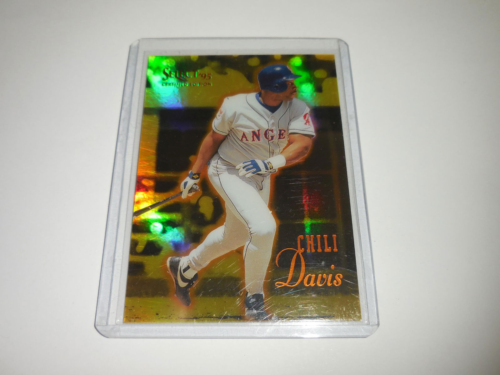 1995 SELECT CERTIFIED CHILI DAVIS MIRROR GOLD ANGELS (1 of 2)
