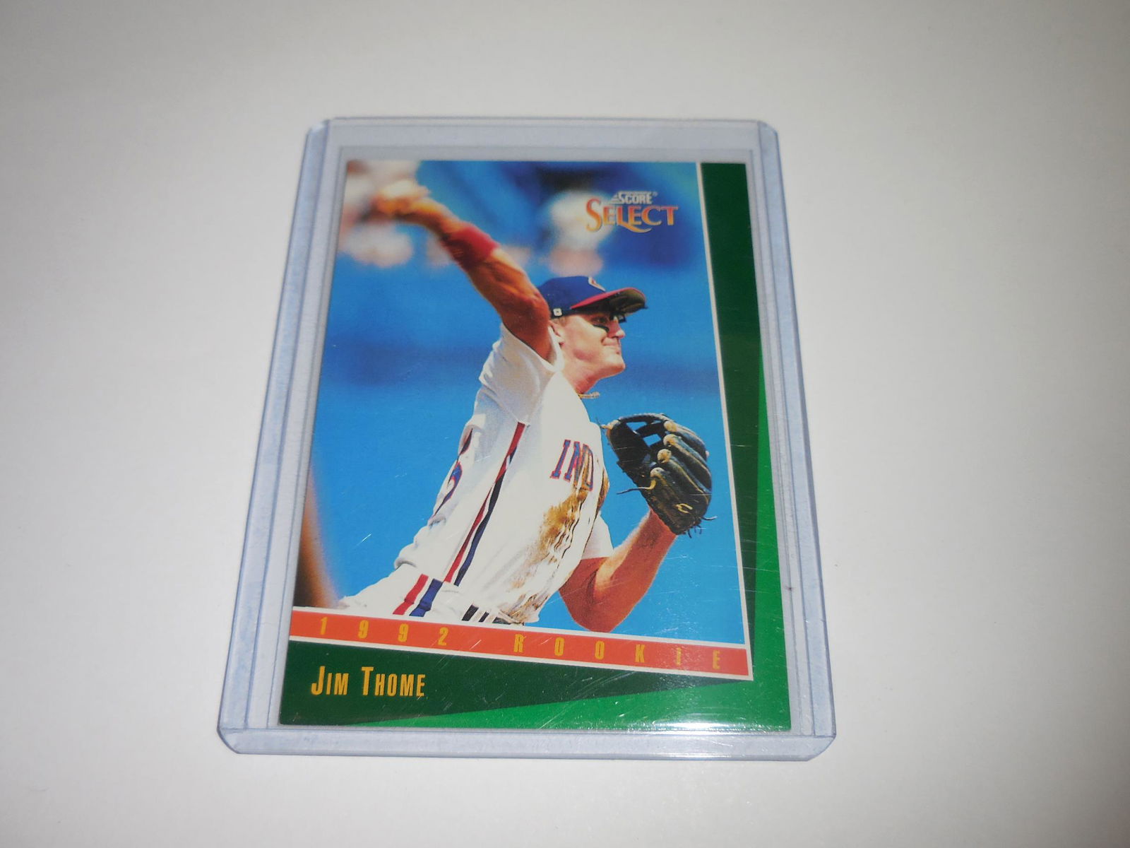 1992 SCORE SELECT JIM THOME ROOKIE CARD CLEVELAND (1 of 2)