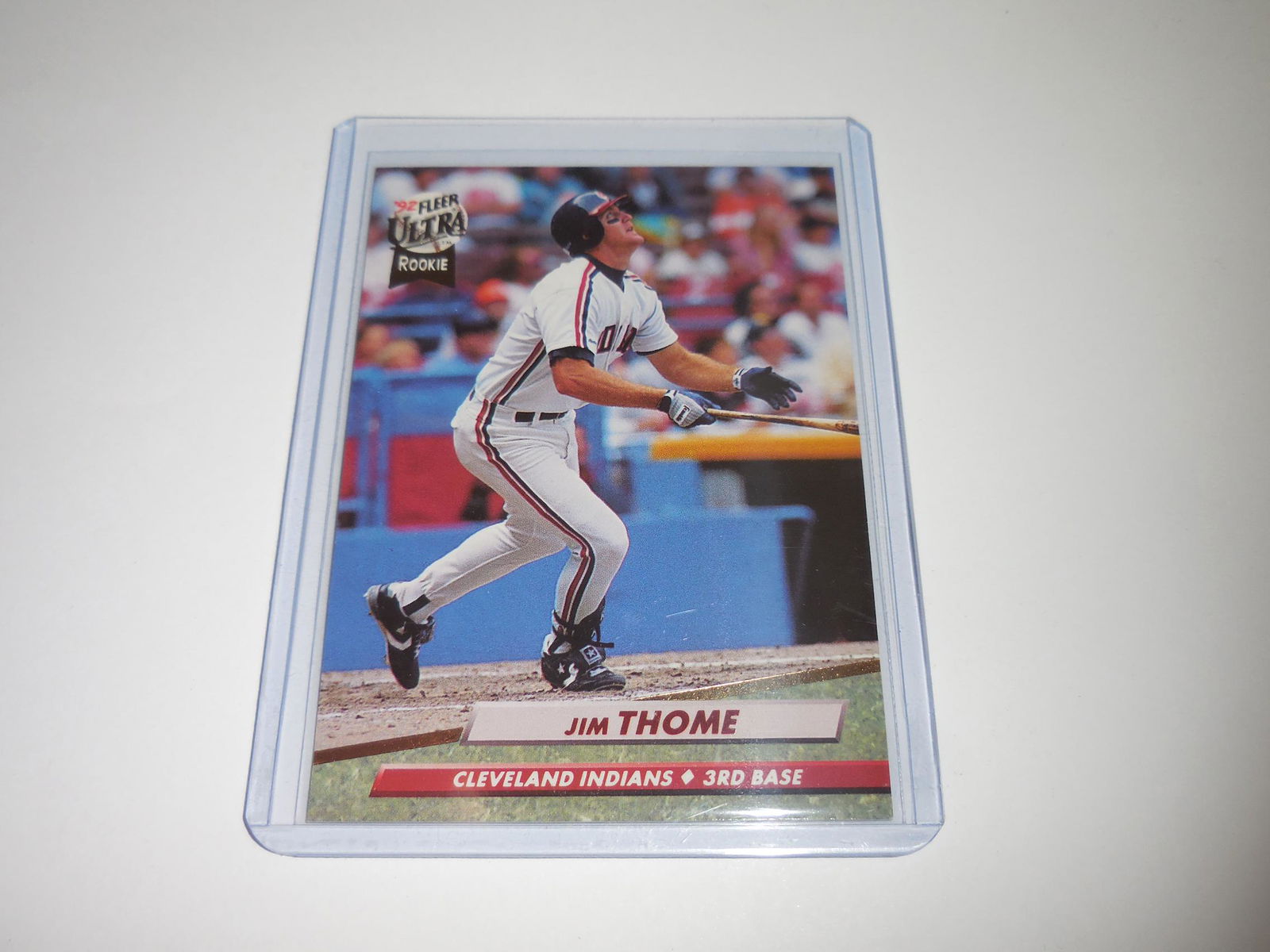 1992 FLEER ULTRA JIM THOME ROOKIE CARD CLEVELAND (1 of 2)