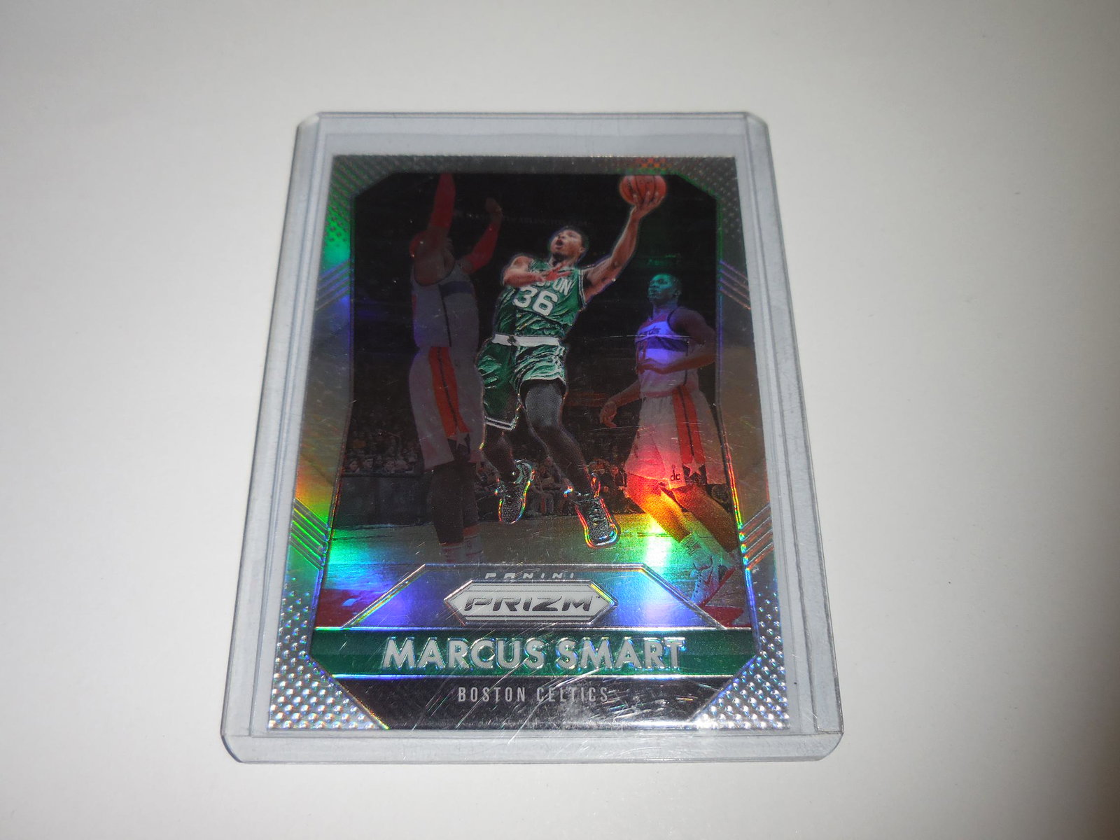 2015-16 PANINI PRIZM MARCUS SMART SILVER PRIZM BOSTON (1 of 2)