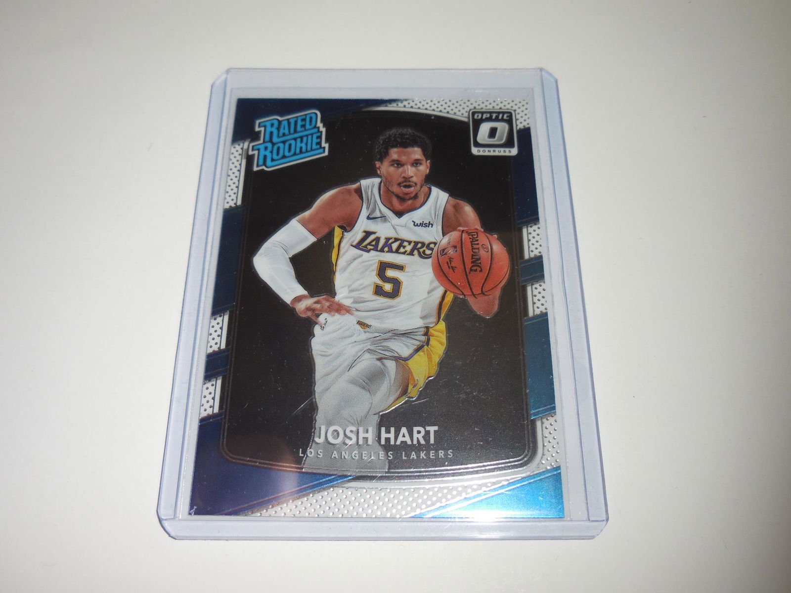 2017-18 DONRUSS OPTIC JOSH HART ROOKIE CARD LAKERS (1 of 2)