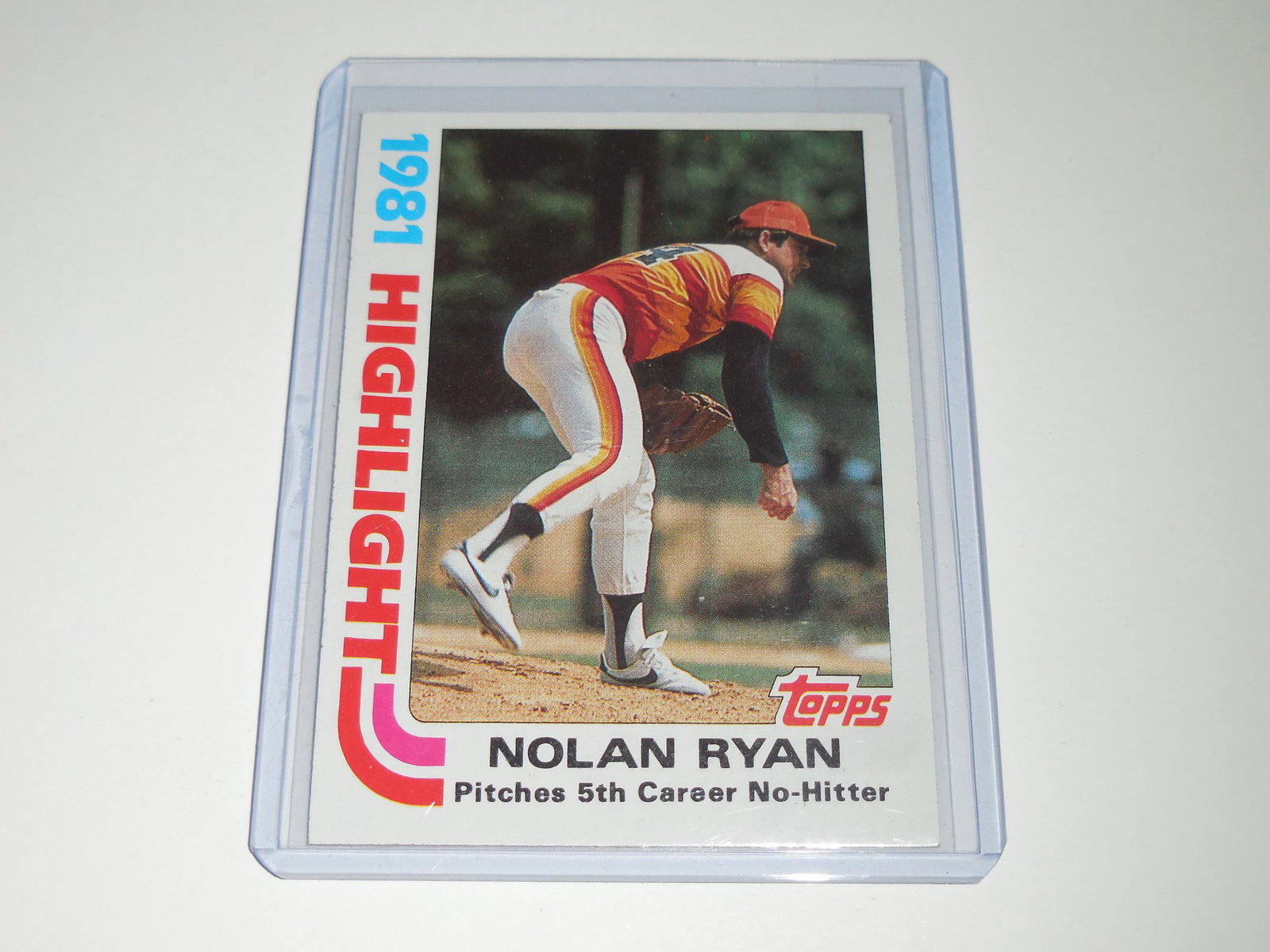 1982 TOPPS #5 NOLAN RYAN 1981 HIGHLIGHTS ASTROS (1 of 2)