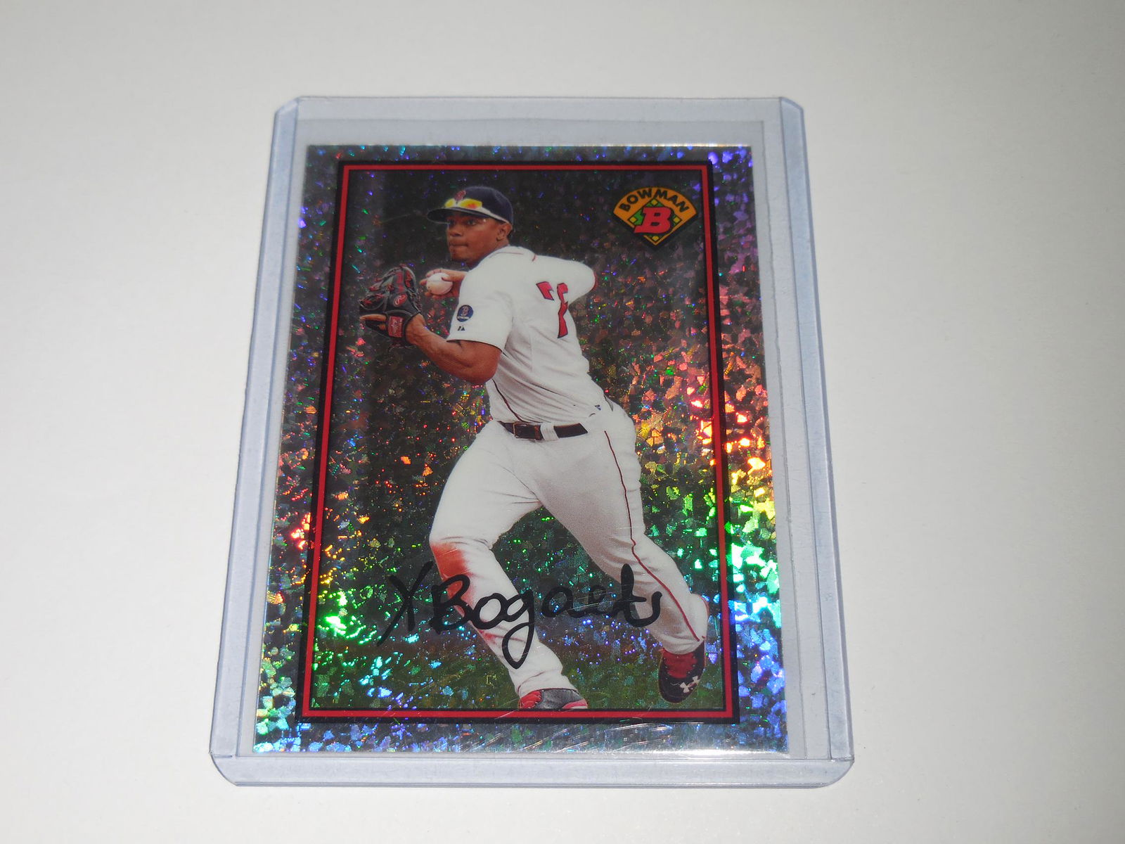 2014 BOWMAN XANDER BOGAERTS 1989 SILVER DIAMOND (1 of 2)