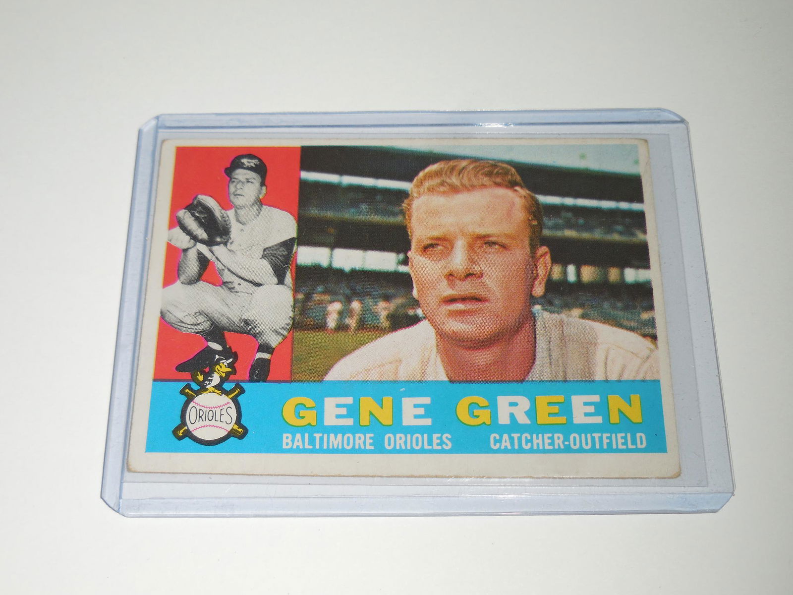 1960 TOPPS #269 GENE GREEN BALTIMORE ORIOLES (1 of 2)