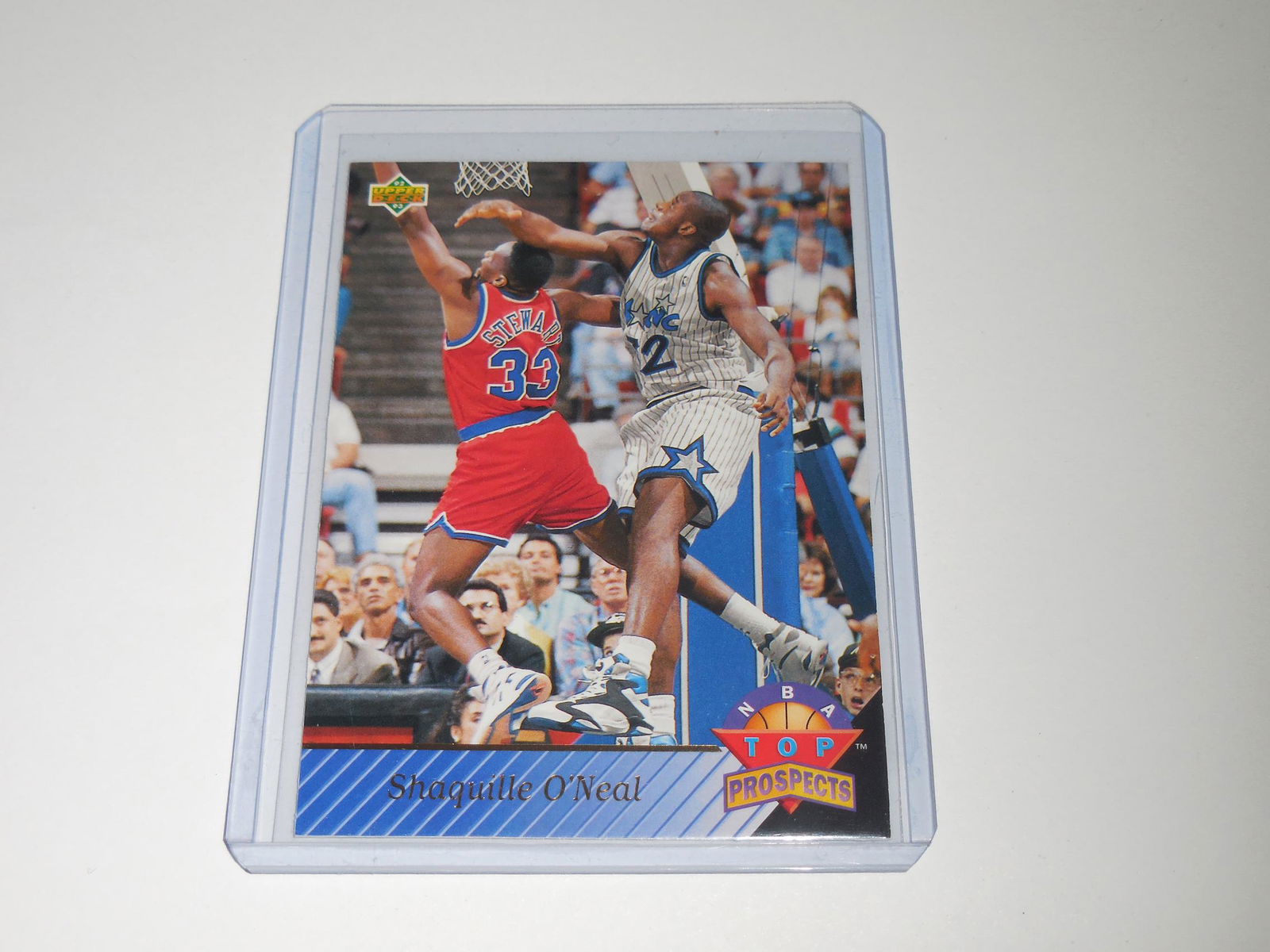 1992-93 UPPER DECK SHAQUILLE O'NEAL TOP PROSPECT ROOKIE (1 of 2)