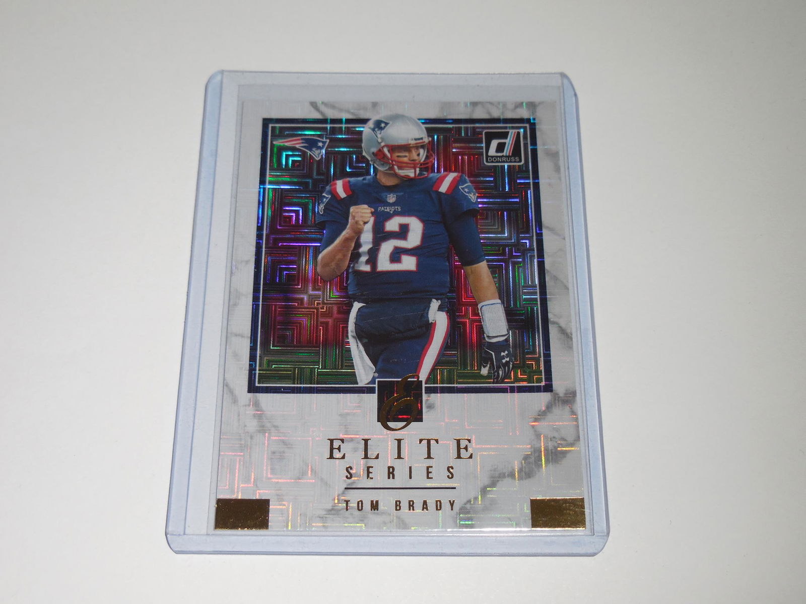 2018 DONRUSS TOM BRADY THE ELITE SERIES HOLO PATRIOTS (1 of 2)
